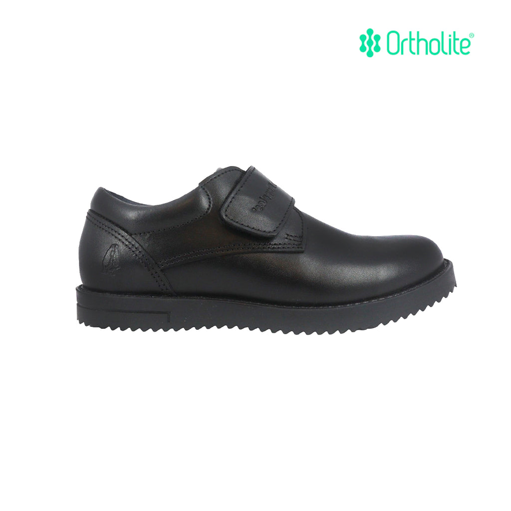 Zapatos escolares Canguru Vel 2.0 negro para niño